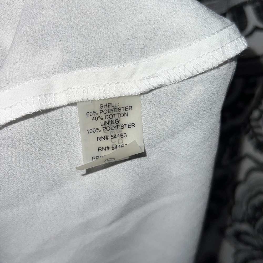 Tommy Hilfiger Paisley Embroidered Black And White Fit And Flare Dress Size 4 - Picture 10 of 10
